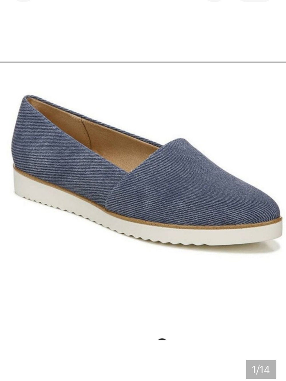 Lifestride Bloom Slip-Ons Blue Size 8